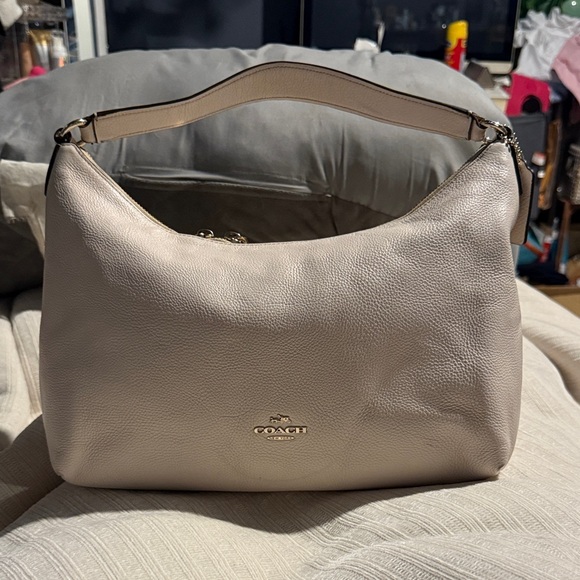 Coach Tan Leather Hobo Bag - Picture 1 of 13